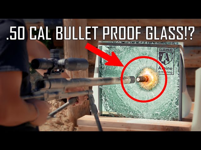 This Glass Can STOP a .50 BMG?! - Ballistic High-Speed