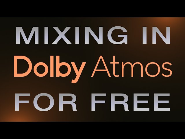 Mix in Dolby Atmos for FREE now - Demo Session Walk Through #dolbyatmosmusic #spatialaudio