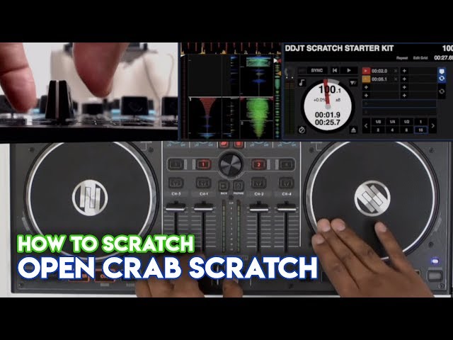 How To Scratch Using DJ Controllers: Open Crab Scratch With DJ Angelo