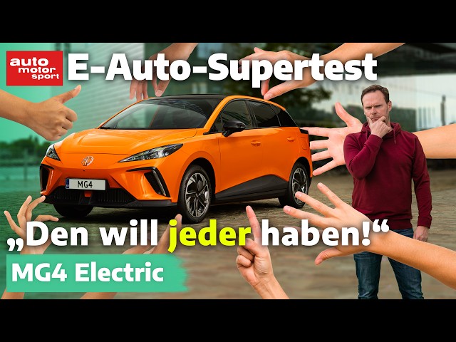 MG4: elektrischer Verkaufsschlager! E-Auto Supertest mit Alex Bloch | auto motor und sport