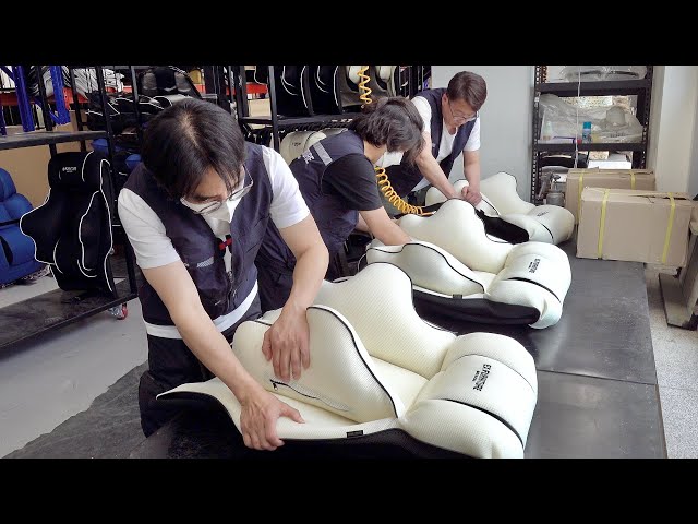 How Korean Gaming Chair Manufacturing Factory Mass Produce Soft Chairs