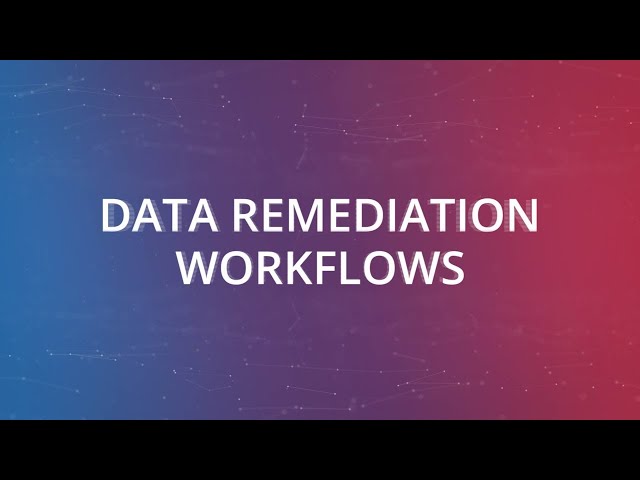 Netwrix Data Remediation Workflows - Overview