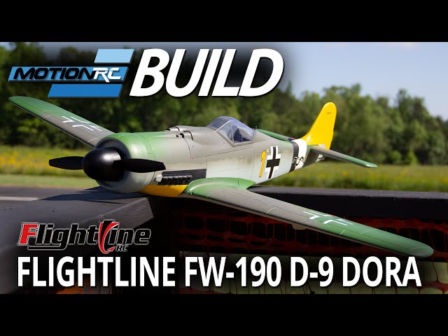 FlightLine FW-190 D-9 Dora 850mm - Build Video - Motion RC