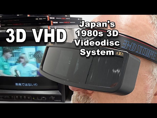 Japan's 1980s 3D Videodisc system - 3D VHD