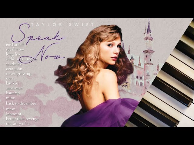 taylor swift speak now | 1.5 hours of calm piano ♪