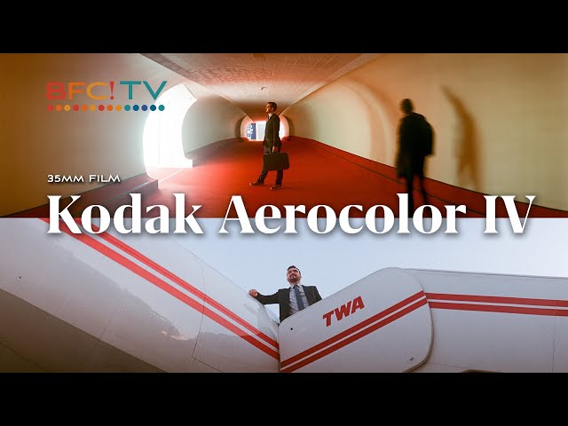 Shooting NEW Kodak Aerocolor IV film at the TWA Flight Center - 35mm Examples and Tests