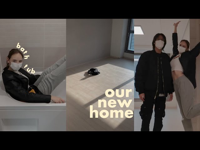 Seeing Our Apartment For The First Time ! 🙊 EMPTY SEOUL HOUSE TOUR | Sissel