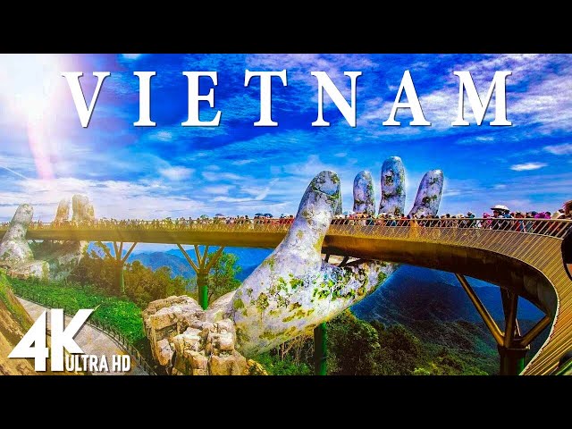 FLYING OVER VIETNAM (4K UHD) - Relaxing Music Along With Beautiful Nature Videos - 4K Video Ultra HD