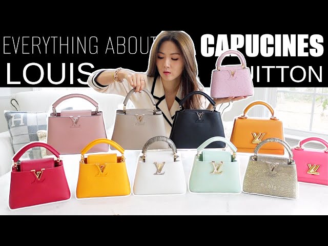 EVERYTHING ABOUT LV CAPUCINES BAGS | IN DEPTH REVIEW, VALUE, PRICES, COMPARISON, WHAT FITS | CHARIS