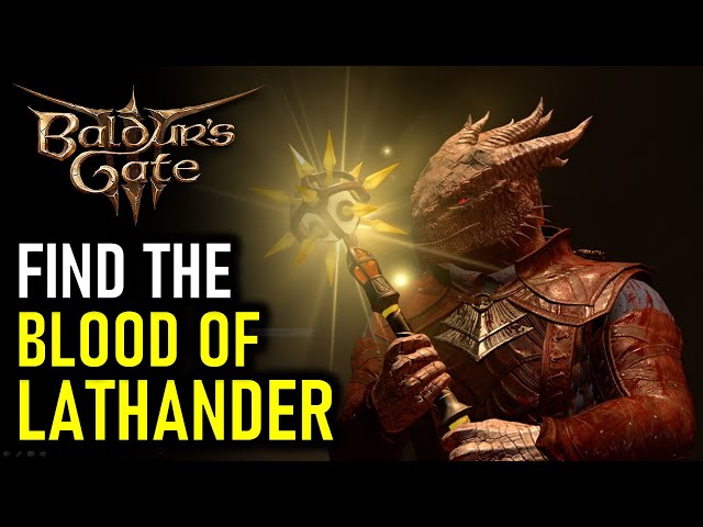 Find the Blood of Lathander Quest: Find a Purpose for Dawnmaster's Crest | Baldur's Gate 3 (BG3)