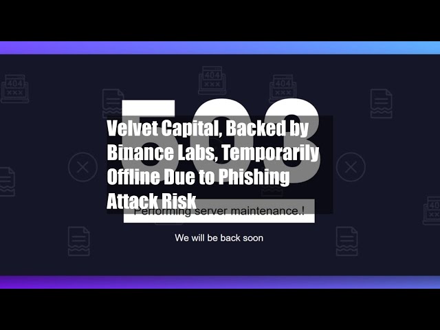 Velvet Capital, Backed by Binance Labs, Temporarily Offline Due to