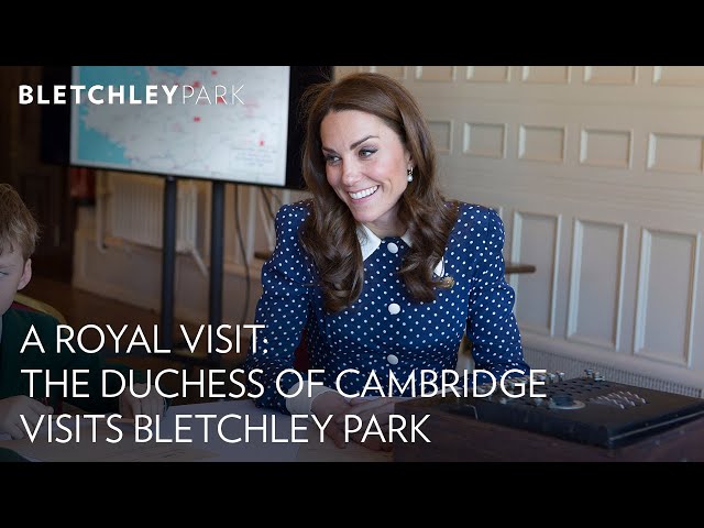 A Royal Visit | HRH The Duchess of Cambridge visits Bletchley Park
