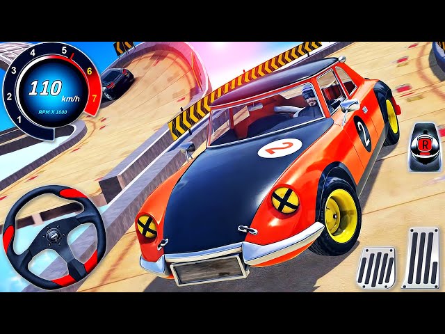 Mega Ramp Stunt Car Racing Simulator - Muscle GT Car Mega Ramp Stunts - Android GamePlay