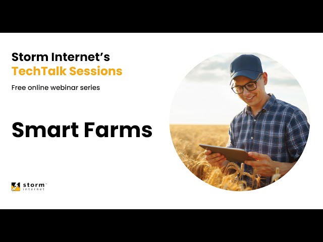 Smart Farms Internet Connected  Webinar