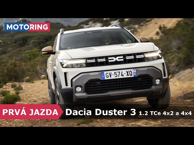 PRVÁ JAZDA | Dacia Duster 3 | Z "gazíka" je moderné SUV. Terénu sa nebojí | Motoring TA3