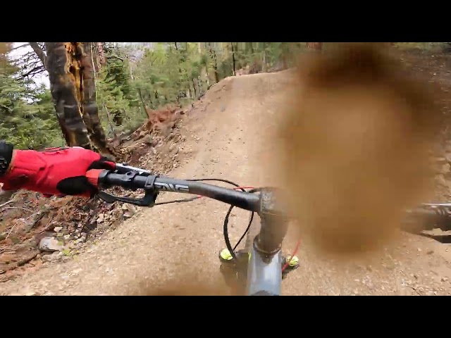 Lee Canyon Bike Park - First Ride on Blue Trail - Full Pull Opening Day  - Trek Fuel Ex