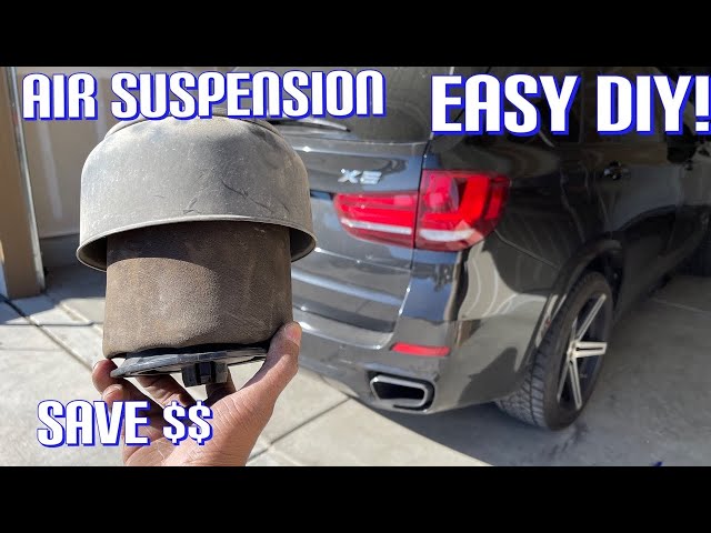BMW X5/X6 EASY DIY Rear Air Suspension Replacement-