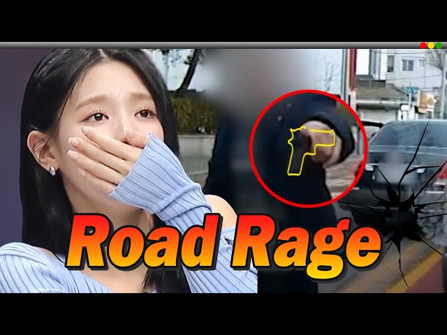 (G)I-DLE MIYEON's Dashcam Reaction : Korean Man Pointing 🔫 at Driver😲 Road Rage Compilation
