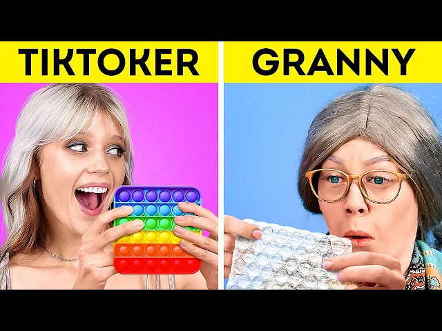 I PRANKED MY GRANDMA AGAIN! Tiktoker VS Grandma! Funniest Pranks, Tricks And Challenges