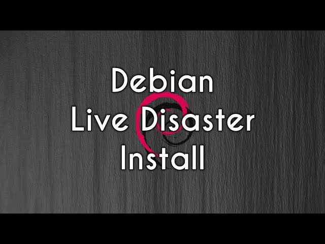 The Debian Installation | Live Stream on my Main PC!?! | Install