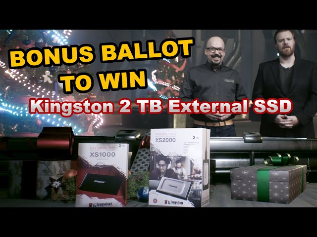 BONUS BALLOT Free Giveaway: Kingston 2 TB XS2000 and XS1000 External SSD