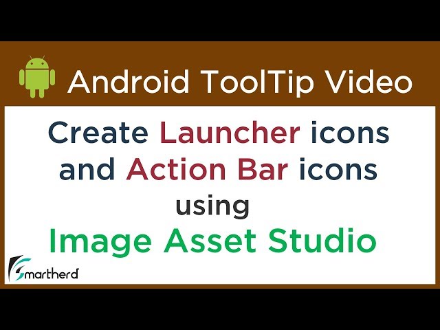 How to Create App Icons with Image Asset Studio | Launcher Icon | ActionBar Icons | Android Studio