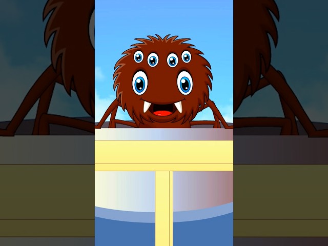 Incy Wincy Spider Song for Kids #shorts