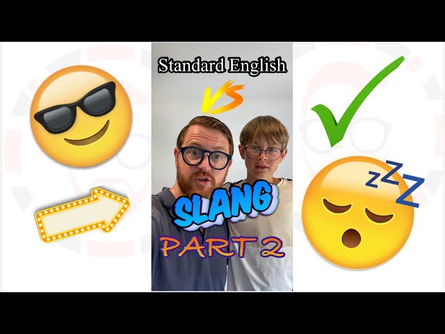 SLANG V STANDARD English Part 2 - #shorts