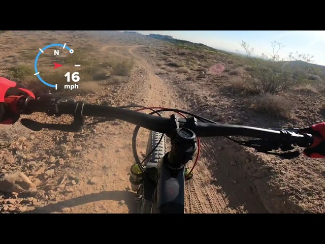 Alice Trail at Mesa Park Summerlin Las Vegas - Watch 4 hidden Drop -Trek Fuel Ex - GoPro Hero 9