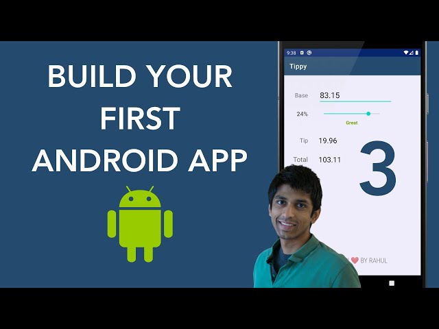 Tip Calculator Ep 3: User Input - First Android App Tutorial for Beginners