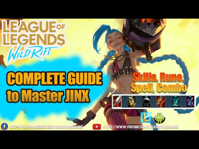 How To Play JINX Skills, Combo, Spell, Runes, Build for Beginners | LoL: WILD RIFT (Explanation)