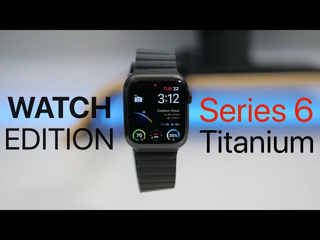 Apple Watch Series 6 Titanium Unboxing, Setup and First Look