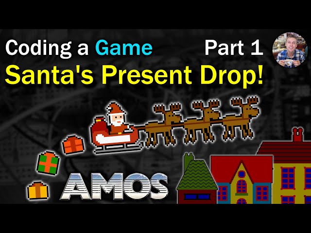 Lets Code Santa's Present Drop Game on the Amiga (AMOS) Part 1
