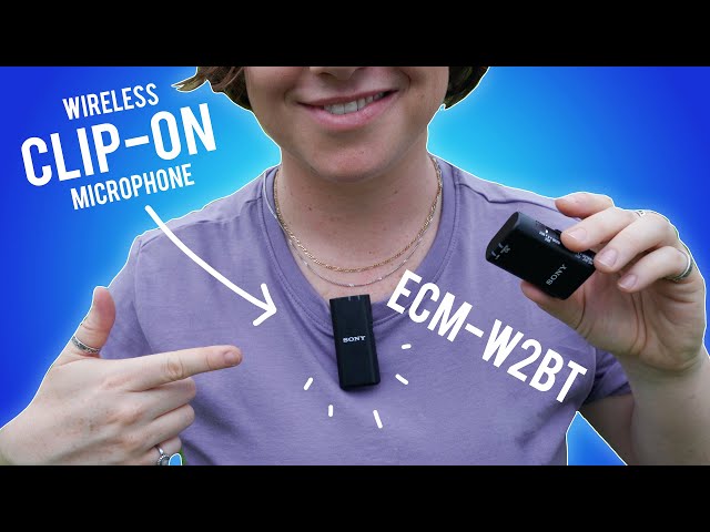 Is This The Best Vlogging Microphone For Your Camera? Sony ECM-W2BT