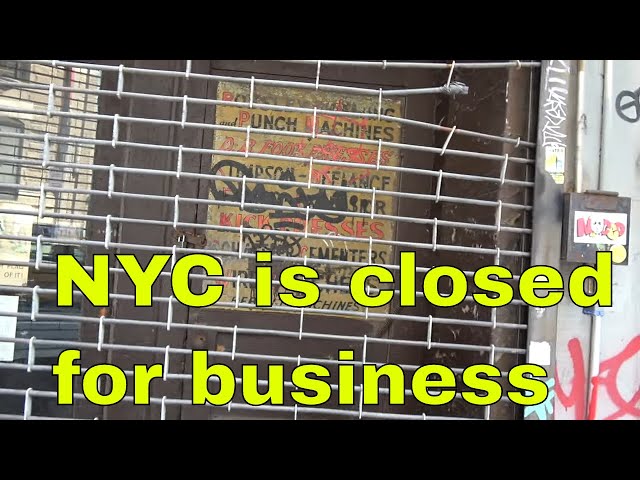 NYC's reopening, but businesses aren't coming back