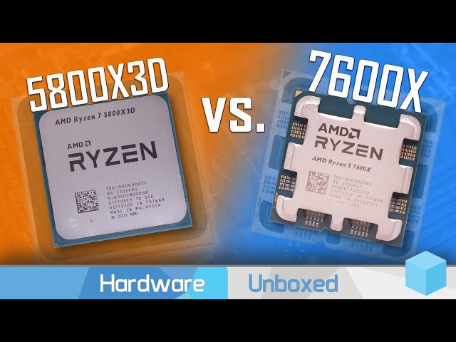 Ryzen 7 5800X3D or Ryzen 5 7600X? AM4 vs AM5: 50+ Game Benchmark