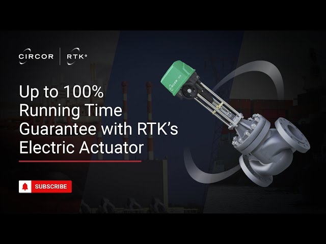 Control Your Valves Remotely and Efficiently with RTK React EQ-L Electric Actuators