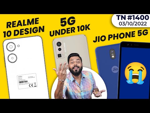 5G Rollout In India, JioBook First Look, 5G Phone Under 10K,realme 10 Design, OP Nord Watch-#TTN1400