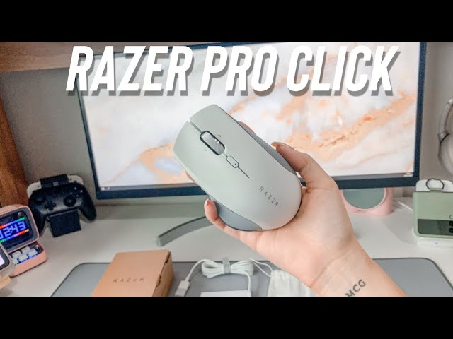 Unboxing Razer Pro Click Mouse + Logitech Desk Pad | desk makeover diaries ep. 4