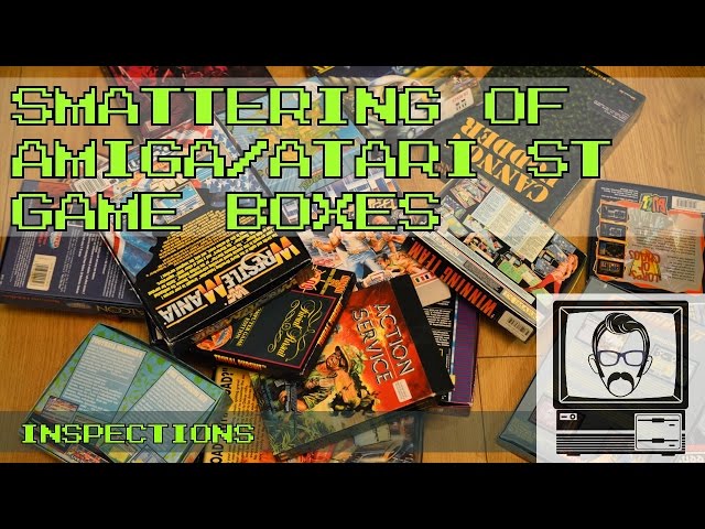 Smattering of Amiga & Atari ST Game Boxes; Inspections | Nostalgia Nerd