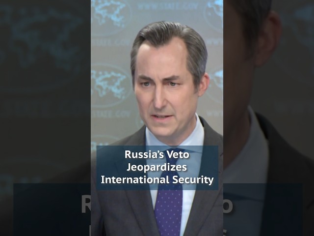 Russia's Veto Jeopardizes International Security