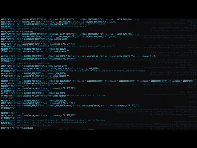 Light Blue Hacker Screen Full HD 60 FPS 1 Hour