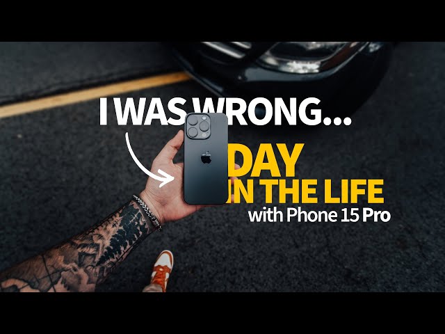 iPhone 15 Pro - Real Day in the Life (ProRes LOG + Real World Test)