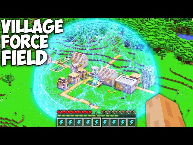 This Protective DOME of FORCE FIELD covers my Village from Attack !!! Defense Sphere Base !!!