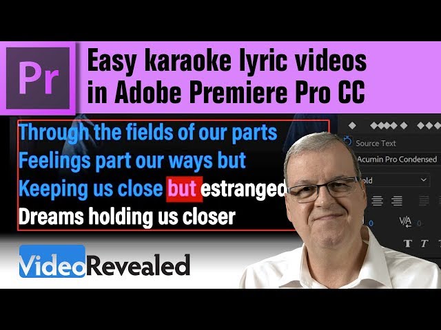 Easy karaoke lyric videos in Adobe Premiere Pro CC