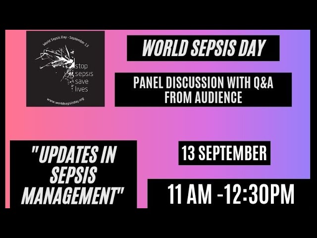 World Sepsis Day 2021 || Panel discussion