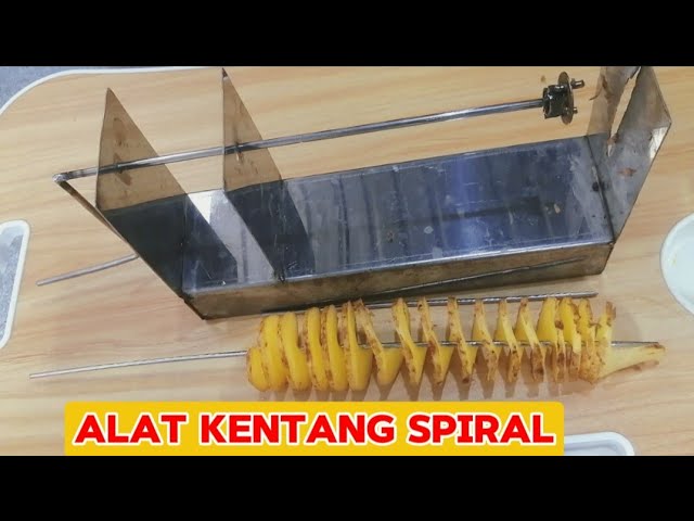 Cara Membuat Pemotong Kentang Spiral | DIY Pemotong Kentang Spiral