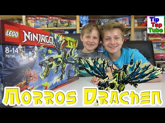 Lego 70736 Ninjago Angriff des Morro Drachens Grabstätte des ersten Spinjitzu Meisters Kinderkanal