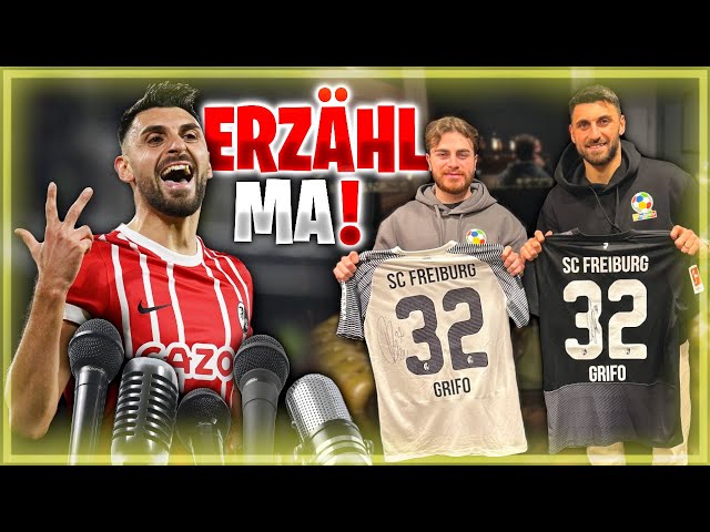 VOM DORF IN DIE CHAMPIONS LEAGUE & ins DFB POKAL FINALE 🔥 VINCENZO GRIFO im Interview 😨  Erzähl Ma