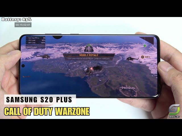 Samsung Galaxy S20 Plus test game Call of Duty Warzone | Snapdragon 865